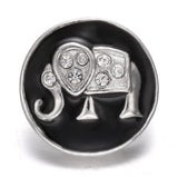 5pcs Christmas Snap Jewelry Metal Snap Buttons Fit Bracelet Charm
