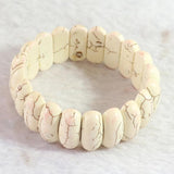 Calaite Turquoise Stone 25x10mm Charms Bracelets Bangles Men Women Christmas