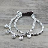 Anslow DIY Beads Leather Bracelet For Women Christmas Gift