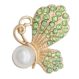 Crystal Gemstone Snap Button Bracelet