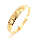 Love Pattern Adjustable Bangle High Bracelet Christmas Wedding Gift