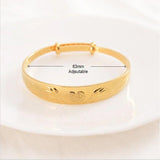 Love Pattern Adjustable Bangle High Bracelet Christmas Wedding Gift