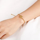 Zodiac Charm Bracelet Micro Pave Zircon Jewelry