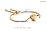 Zodiac Charm Bracelet Micro Pave Zircon Jewelry