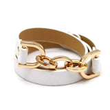 Leather Bracelets For Women Jewelry Punk Charm Christmas