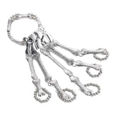 Skeleton Skull Bead Steampunk Bracelet Gothic Punk Flexible Bracelet