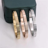 Titanium Steel Grinding Bracelet Christmas Gift