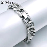 7mm Stainless Steel Chain Bracelet for Men and Women - Christmas Gift