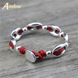Anslow Vintage Leather Metal Bracelet Christmas Gift