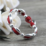 Anslow Vintage Leather Metal Bracelet Christmas Gift