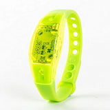 Button Controlled LED Light Bracelet Glow Flash Bangle Gift Wedding Favor