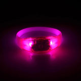 Button Controlled LED Light Bracelet Glow Flash Bangle Gift Wedding Favor