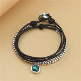 Anslow European Crystal Charms Bracelet Gift LOW0862LB