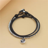 Anslow European Crystal Charms Bracelet Gift LOW0862LB