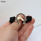 Crystal Horseshoe Bracelet Women's Jewelry