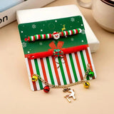 Vintage Metal Bell Christmas Charm Bracelets Set