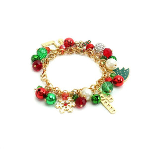 Vintage Christmas Bells Bracelet for Women