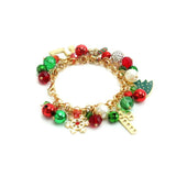 Vintage Christmas Bells Bracelet for Women