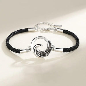 Woven Rope Heart Christmas Deer Fish Evil Eye Feather Couple Bracelet