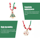 Christmas Bracelet Decorative Wrist Ornament Xmas Chain Braided Rope Bracelets