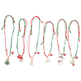 6 Pcs Christmas Bracelet Wristbands Friendship Jewelry