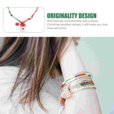 6 Pcs Christmas Bracelet Wristbands Friendship Jewelry