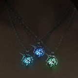 Unicorn Pendant Necklace Glow In The Dark Animal Jewelry Gift
