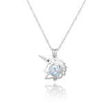Unicorn Pendant Necklace Glow In The Dark Animal Jewelry Gift