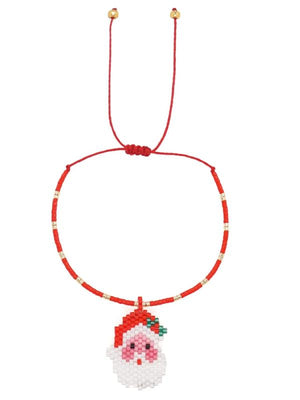 Go2boho Santa Claus Charm Bracelet Happy New Year Jewelry Gift