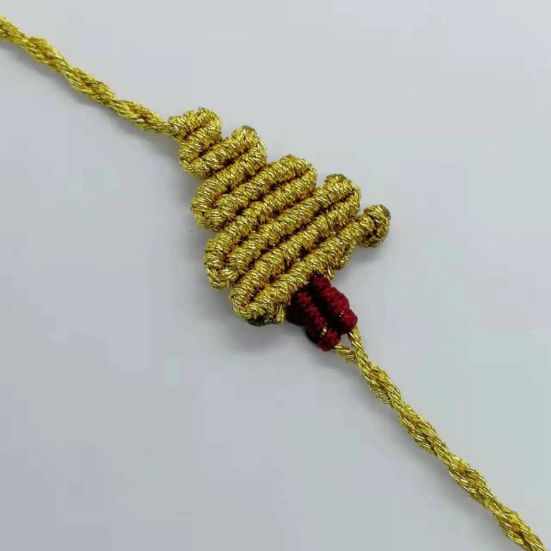 Winter Macrame Christmas Tree Bracelet Xmas Gift