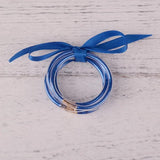 Glitter Jelly Child Bracelets Christmas Halloween Party Bangles