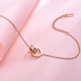 Stainless Steel Roman Circle Bracelet Jewelry for Women