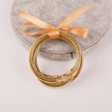 Christmas Glitter Silicone Jelly Bracelets for Women Gift