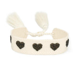 Woven Fabric Bracelets Embroidery Lucky Friendship Christmas