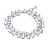 Silver Plated Wedding Bracelet for Women