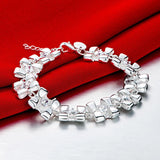 Silver Plated Wedding Bracelet for Women