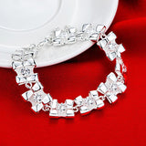 Silver Plated Wedding Bracelet for Women