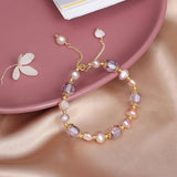Freshwater Pearl Bracelet for Women Summer Crystal Bracelet
