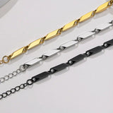 Gold-Plated Bamboo Bracelet Men's Jewelry