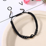 Tai Chi Yin Yang Braided Bracelets Set for Couple Friends