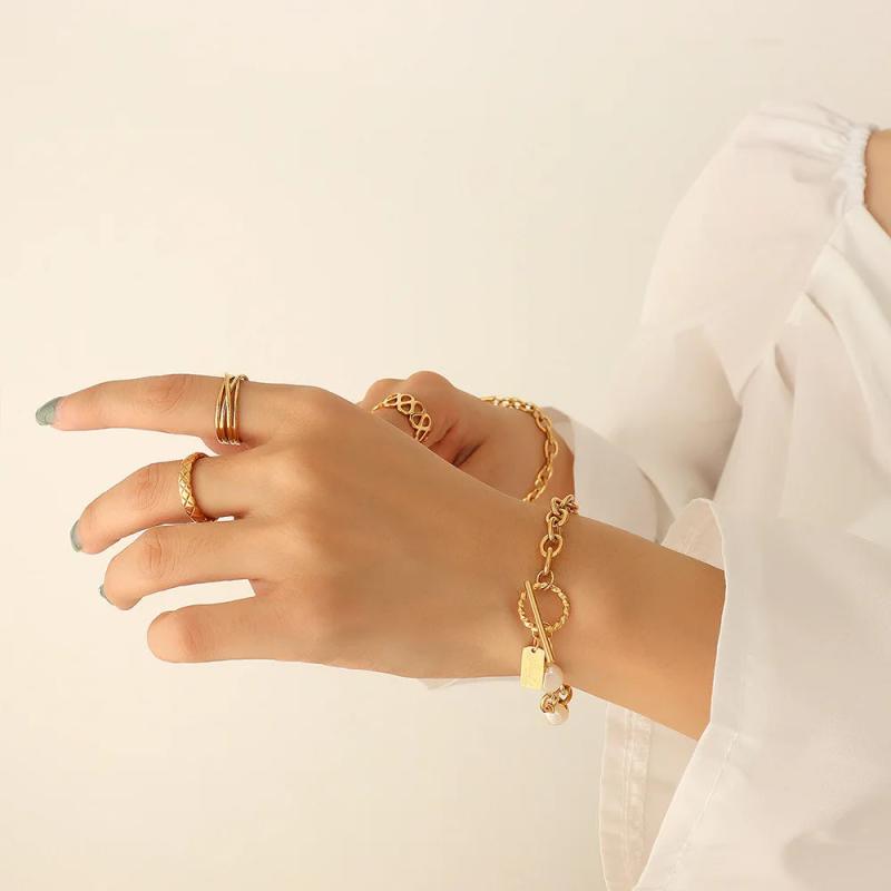 Buckle Freshwater Pearl Women's Bracelet