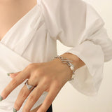 Buckle Freshwater Pearl Women's Bracelet