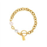 Buckle Freshwater Pearl Women's Bracelet