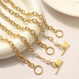 Buckle Freshwater Pearl Women's Bracelet