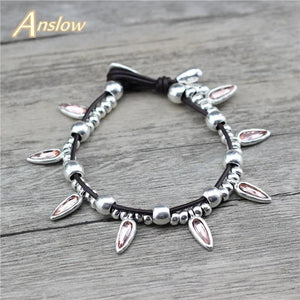 Anslow Crystal Women Charms Bracelet DIY Christmas Gift
