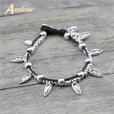 Anslow Crystal Women Charms Bracelet DIY Christmas Gift