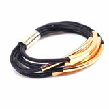 Leather Bracelet Women Charm Bangle Wrist Bracelet Christmas Gift