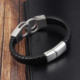 Stainless Steel Double Ring Bracelet Charm Bangle