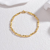 UZone Punk Bracelet Stainless Steel Couple Bracelets for Men Bangle Chain