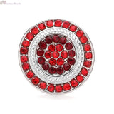Christmas Tree Crystal Snap Button Jewelry For Snap Bracelet